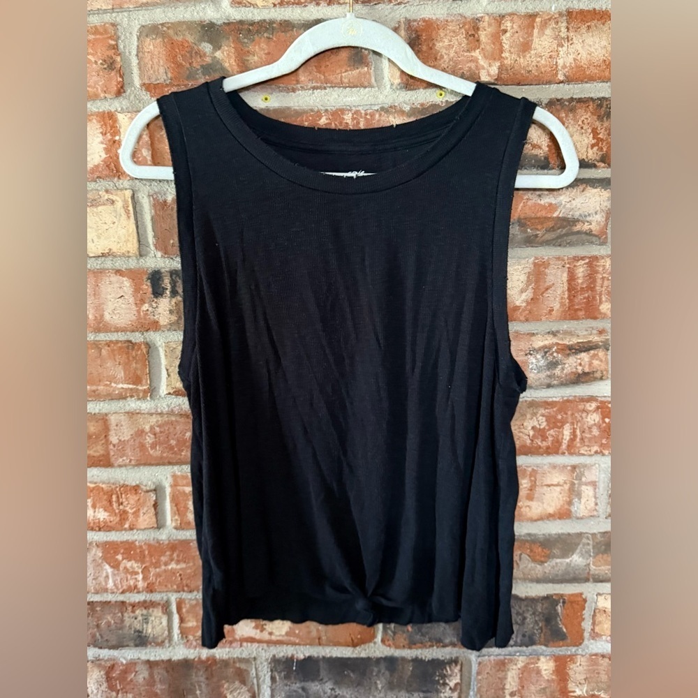 Aerie Black Tie Front Sleeveless tank